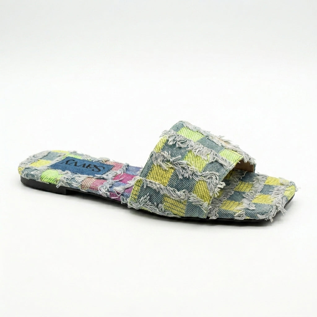 Denim Slipper