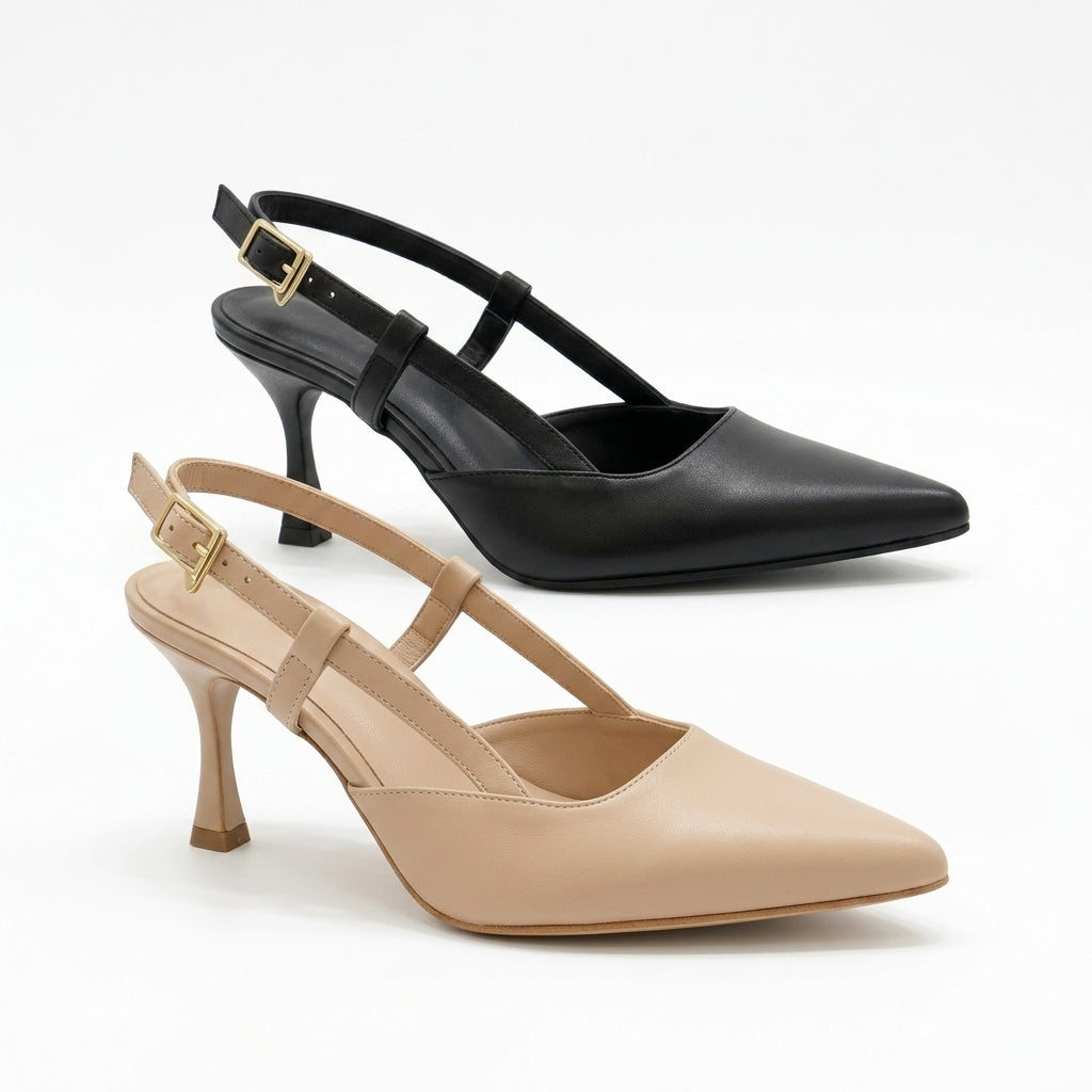Classic Patent Slingback 7CM