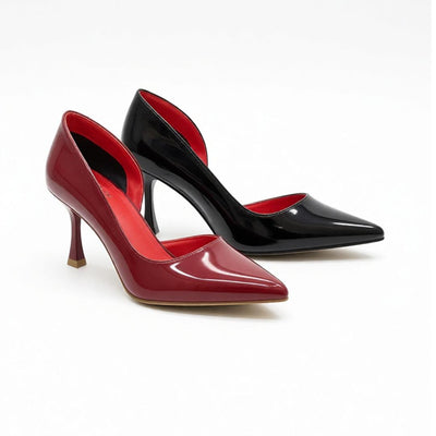Glossy Red D’Orsay 7CM