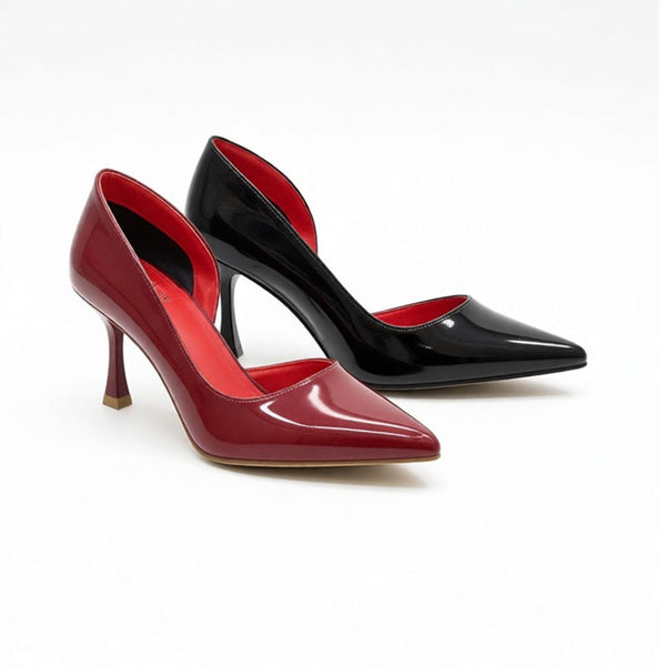 Glossy Red D’Orsay 7CM