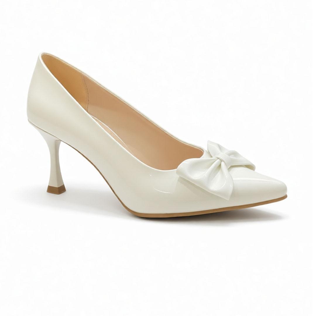 Glossy Bow Classic Pump 7CM