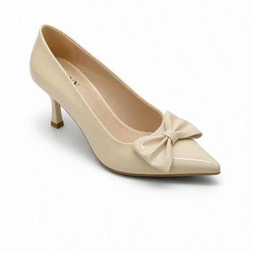 Glossy Bow Classic Pump 7CM
