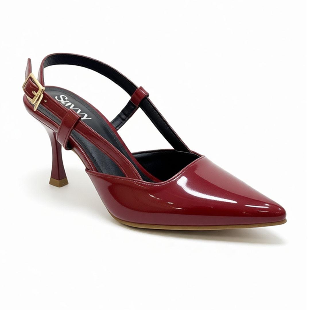 Glossy Patent Slingback 7CM