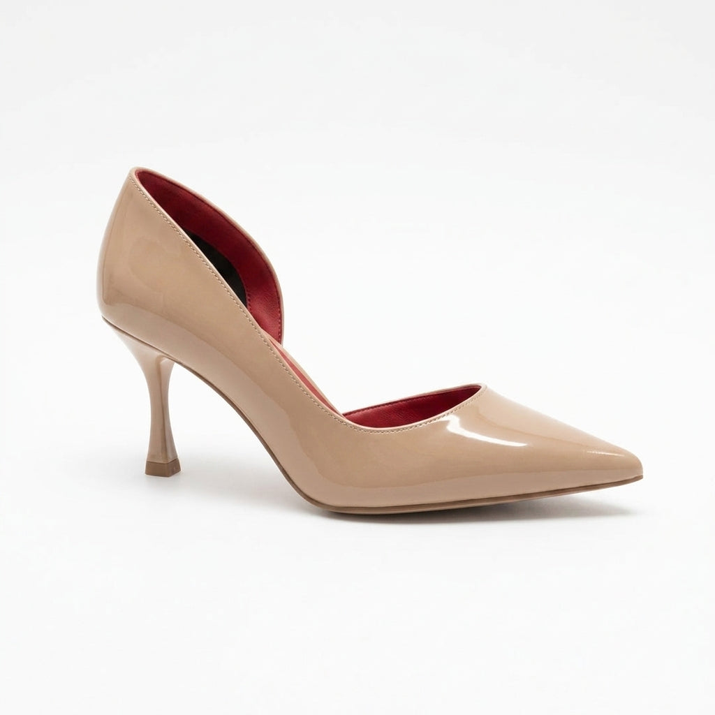 Glossy Red D’Orsay 7CM